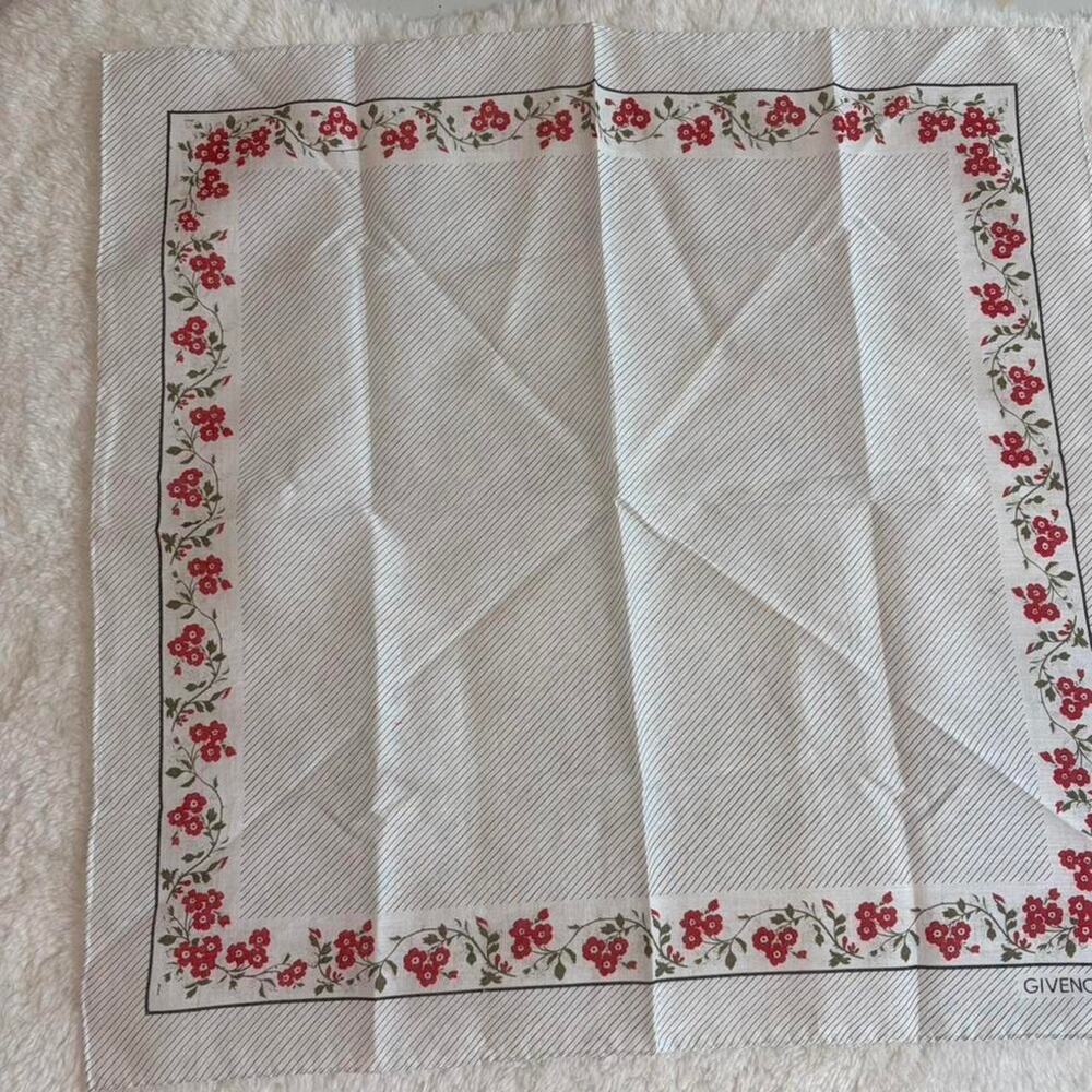 Givenchy white red floral